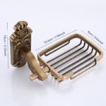 Red de Jabón de Bronce Estilo Europeo, Bandeja de Jabón para Baño, Organizador de Jabón Aromático de Aluminio para Espacio de Baño - Image 6