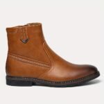 Botas de Nieve para Hombre, Cremallera Interior, Parte Superior de PU, Decoración Metálica, Forro Polar Interior, Cálidas y Cómodas, Suela de Goma, Antideslizantes y Resistentes al Desgaste - Image 2
