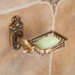 Red de Jabón de Bronce Estilo Europeo, Bandeja de Jabón para Baño, Organizador de Jabón Aromático de Aluminio para Espacio de Baño - Image 4