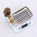 Red de Jabón de Bronce Estilo Europeo, Bandeja de Jabón para Baño, Organizador de Jabón Aromático de Aluminio para Espacio de Baño - Image 5