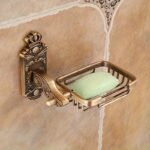 Red de Jabón de Bronce Estilo Europeo, Bandeja de Jabón para Baño, Organizador de Jabón Aromático de Aluminio para Espacio de Baño