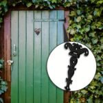 4 bisagras en T de alta resistencia - Metal negro vintage, extremo con recubrimiento en polvo y tornillos incluidos para puertas de granero - Image 6