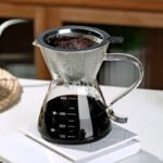 1 Filtro de café reutilizable de acero inoxidable 304 - Malla ultrafina, mango ergonómico, perfecto para uso doméstico y de oficina. Chris utiliza un diseño de alta calidad, acabados metálicos elegantes y aditivos de café duraderos para crear un café rico y agradable. - Image 10