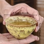 Juego de tazas de té de cinco elementos, hecho a mano, para horno, 5 piezas, juego de té Kung Fu, taza de té grande, taza de Jianzhan, regalo de negocios - Image 3