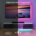 Cinta de luz LED con Bluetooth y USB, cinta Flexible de luces RGB, 5050 SMD, 5V, diodo autoadhesivo para TV y Escritorio - AliExpress 39 - Image 2