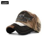 JAMONT Gorra de béisbol lavada Retro para hombre, gorra ajustada, gorra Snapback para hombre, Gorras de hueso para mujer, gorra informal con letras negras - AliExpress 200000297