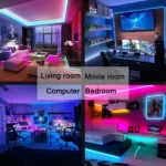 Cinta de luz LED con Bluetooth y USB, cinta Flexible de luces RGB, 5050 SMD, 5V, diodo autoadhesivo para TV y Escritorio - AliExpress 39 - Image 6
