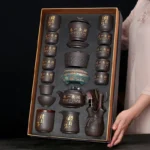 Juego de Té de Arcilla Morada de Lujo, de Alta Gama, para Hogar u Oficina, Regalo Completo para Mudanza, Obsequio Práctico para Ancianos y Maestros, con Caja de Regalo - Image 4