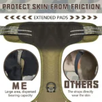 Arnés Táctico para Perros Grandes, Sin Tirones y Indoloro - Chaleco Duradero Estilo Militar con Correas Reflectantes y Asa de Control Segura - Image 5