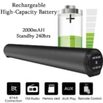Barra de Sonido Super Potente, Altavoz Bluetooth Inalámbrico Portátil, Sonido Envolvente Estéreo, Caja de Sonido para TV, Subwoofer, Radio FM, Caixa De Som - AliExpress 44 - Image 2