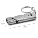 Llavero con colgante de silbato de doble tubo, herramienta portátil de supervivencia al aire libre de alto decibelio, herramienta de Camping de emergencia, multifunción, 1 ud. - AliExpress 30 - Image 6