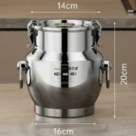 Recipiente hermético de acero inoxidable 10L, 15L, 20L, 5L - Image 6