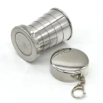 Tazas telescópicas portátiles de acero inoxidable y Metal para acampar al aire libre, tazas plegables, tazas para bebidas. - AliExpress 18