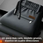 Pantalones informales de pierna recta para hombre, pantalones deportivos de moda de invierno con forro polar, pantalones depo...