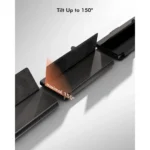 Teclado Inalámbrico Portátil de 59 Teclas con Panel Táctil Grande, Teclado Táctil Inalámbrico Bluetooth Recargable con Soporte de Cuero - Image 6
