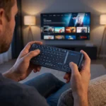 Mini Teclado MRSVI A8 PLUS, Teclado Inalámbrico Retroiluminado de 2.4GHz y Bluetooth 5.0 con Panel Táctil para Android TV Box, Mac, Laptop, Windows - AliExpress 7 - Image 4