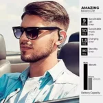 Auriculares Bluetooth para negocios, inalámbricos, con cancelación de ruido, diseño ergonómico, cómodos, con batería de larga duración - AliExpress 44 - Image 3