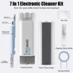 Kit de cepillo limpiador de teclado de ordenador 7 en 1, pluma de limpieza de auriculares para auriculares, herramientas de limpieza de teclado, Kit extractor de teclas - AliExpress 202192403 - Image 2