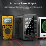 Fuente de alimentación de laboratorio CC 30V 60V 120V regulador de voltaje ajustable fuente de alimentación conmutada de banco corriente preestablecida ON/OFF - AliExpress 1420 - Image 3