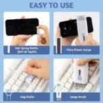Kit de cepillo limpiador de teclado de ordenador 7 en 1, pluma de limpieza de auriculares para auriculares, herramientas de limpieza de teclado, Kit extractor de teclas - AliExpress 202192403 - Image 4