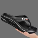 Zapatillas de verano para hombre, chanclas antideslizantes de EVA, sandalias ligeras para el hogar, chanclas suaves de alta calidad, moda para exteriores, playa y baño - Image 2