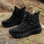 Botas de Hombre con Suela Gruesa y Caña Alta, Antideslizantes y Resistentes al Desgaste, Ideales para Senderismo al Aire Libre y Uso Diario Informal - AliExpress 322 - Image 6