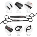 Juego de Tijeras de Peluquería Japonesas, Kit de Tijeras para Peluquería, Tijeras para Cortar el Cabello - AliExpress - Image 5