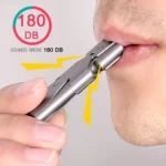 Llavero con colgante de silbato de doble tubo, herramienta portátil de supervivencia al aire libre de alto decibelio, herramienta de Camping de emergencia, multifunción, 1 ud. - AliExpress 30
