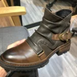 Botas medievales de tacón cuadrado para hombre, zapatos Retro de cabeza redonda, estilo renacentista victoriano - AliExpress 200000532