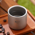 Taza de café de aleación de titanio, taza de té de doble capa, vajilla para acampar al aire libre, 1 ud. - AliExpress 18 - Image 6
