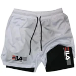 Pantalones Cortos Deportivos para Hombre 2026, de Doble Capa, Secado Rápido, Transpirables, Ropa Deportiva Informal, Estilo Ajustado de Alta Calidad para Correr - AliExpress 200000343 - Image 2