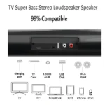 Barra de Sonido Super Potente, Altavoz Bluetooth Inalámbrico Portátil, Sonido Envolvente Estéreo, Caja de Sonido para TV, Subwoofer, Radio FM, Caixa De Som - AliExpress 44 - Image 5