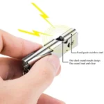 Llavero con colgante de silbato de doble tubo, herramienta portátil de supervivencia al aire libre de alto decibelio, herramienta de Camping de emergencia, multifunción, 1 ud. - AliExpress 30 - Image 5