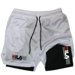 Pantalones cortos deportivos dos en uno para hombre, ropa deportiva transpirable e informal de secado rápido, de doble capa, para correr, M-3XL - AliExpress 200000343 - Image 5