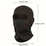 Pasamontañas de secado rápido, máscara deportiva de cara completa, gorros suaves y transpirables, casco de ciclismo, forro para correr, senderismo, capucha de pesca, 3 piezas - Image 2