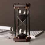 Reloj de arena Retro de 15/30/45/60 minutos, regalo de lujo, estudio, decoración para sala de estar, adornos de descompresión para oficina, artes y manualidades para el hogar - AliExpress 15