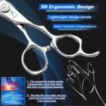 Tijeras de Peluquería Profesionales de 6.0, 6.5 y 7.0 Pulgadas, Material VG10, Hechas a Mano en Japón - AliExpress 66 - Image 5