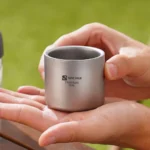 Taza de café de aleación de titanio, taza de té de doble capa, vajilla para acampar al aire libre, 1 ud. - AliExpress 18 - Image 2