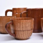 Tazas de madera hechas a mano con mango de madera de azufaifo, tazas con mango para cerveza, café, té de la leche, taza Natural hecha a mano para Bar de cocina - AliExpress 15 - Image 6