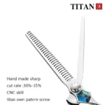 Tijeras de Corte TITAN, Herramientas de Barbería, Tijeras Profesionales de Peluquería de 5.5/6.0 Pulgadas, Acero ATS314 - AliExpress - Image 2