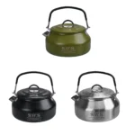 Hervidor portátil para senderismo de 0,8 l, hervidor de café ultraligero de acero inoxidable 304, cafetera ligera para viajes al aire libre y acampada - AliExpress 18 - Image 2