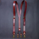 Tirantes de Cuero Vintage para Hombre y Mujer 2,4x145CM - Image 3