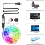 Tira de Luces Led RGB, 5m, 10m, 20m, 30m, luz Led para habitación con Control por aplicación, cinta Flexible, Luces, cinta Led para decoración de habitación y dormitorio - AliExpress 39 - Image 5