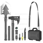 Juego de hacha Sapper multifuncional, juego de hacha Sappe extendida para coche plegable para acampar al aire libre