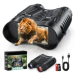 Telescopio nocturno 8X 4K UHD con zoom para caza y camping