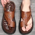 Sandalias de marca para hombre, zapatos de playa antideslizantes de suela blanda de verano, zapatillas cómodas para exteriores para hombre, sandalias de lujo de alta calidad - AliExpress 322