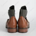 Botas medievales de tacón cuadrado para hombre, zapatos Retro de cabeza redonda, estilo renacentista victoriano - AliExpress 200000532 - Image 3