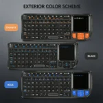 Mini Teclado MRSVI A8 PLUS, Teclado Inalámbrico Retroiluminado de 2.4GHz y Bluetooth 5.0 con Panel Táctil para Android TV Box, Mac, Laptop, Windows - AliExpress 7 - Image 6
