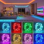 Tira de Luces Led RGB, 5m, 10m, 20m, 30m, luz Led para habitación con Control por aplicación, cinta Flexible, Luces, cinta Led para decoración de habitación y dormitorio - AliExpress 39 - Image 2