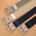 Cinturón de nailon para hombre, tela táctica de lona militar, moda informal, cinturón vaquero de diseñador de lujo para hombre, correa deportiva militar HB009 - AliExpress 200000297 - Image 2